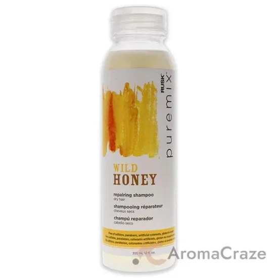 Picture of Puremix Wild Honey Repairing Shampoo - Dry Hair by Rusk for Unisex - 12 oz Shampoo