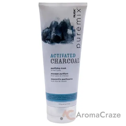 Picture of Puremix Activated Charcoal Purifying Mask by Rusk for Unisex - 6 oz Masque