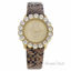 MSHSCGL Scarlett - Gold Crocodile Leather Strash Watch by Ma