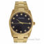 ZVF221 Black Dial/Gold Stainless Steel Bracelet Watch by Zad