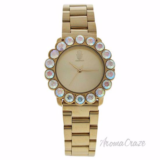 MSHSCG-2 Scarlett - Gold Stainless Steel Bracelet Watch by M