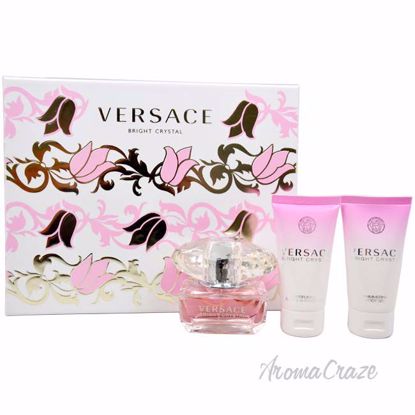 Versace Bright Crystal by Versace for Women - 3 Pc Gift Set 