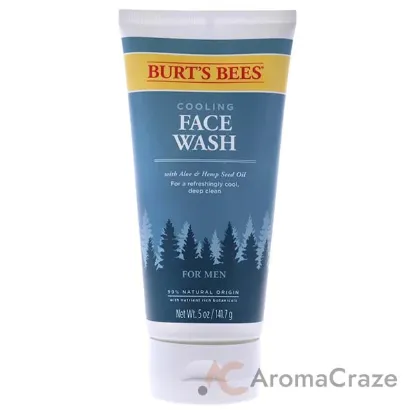 Picture of Cooling Face Wash by Burts Bees for Men - 5 oz Cleanser