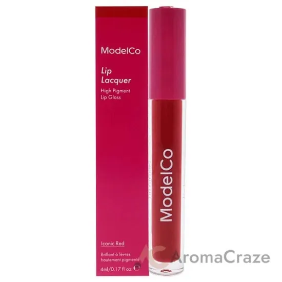 Picture of Lip Lacquer - Iconic Red by ModelCo for Women - 0.17 oz Lip Gloss