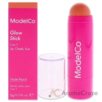 Picture of Glow Stick 3-In-1 - Nude Peach by ModelCo for Women - 0.176 oz Makeup