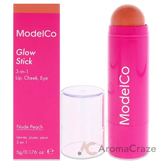 Picture of Glow Stick 3-In-1 - Nude Peach by ModelCo for Women - 0.176 oz Makeup