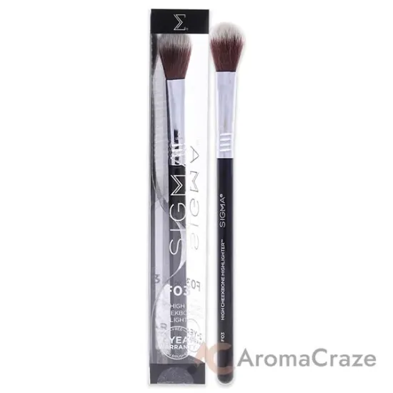 Picture of High Cheekbone Highlighter Brush - F03 by SIGMA for Women - 1 Pc Brush