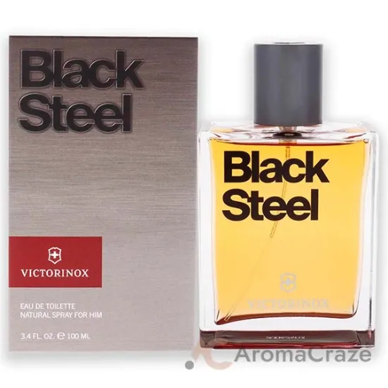 Picture of Black Steel by Swiss Army for Men - 3.4 oz EDT Spray