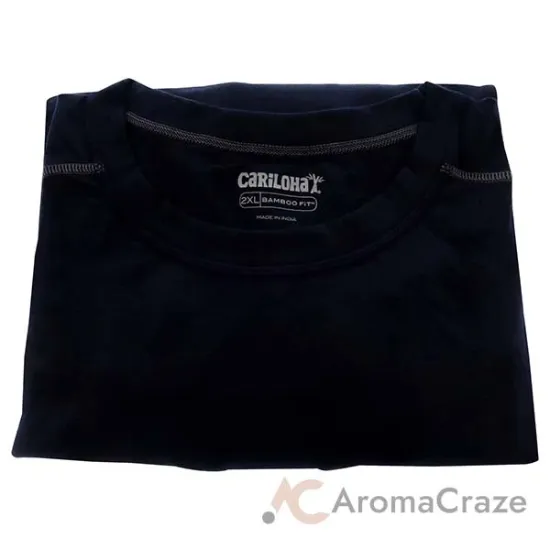 Picture of Bamboo Activewear Long-Sleeve T-Shirt - Navy by Cariloha for Men - 1 Pc T-Shirt (2XL)