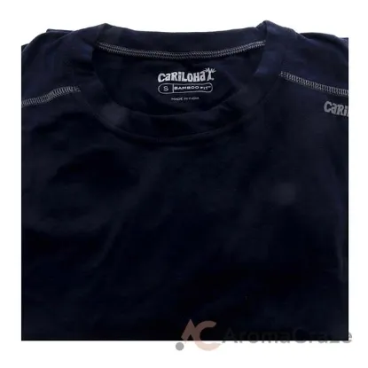 Picture of Bamboo Athletic Crew T-Shirt - Navy by Cariloha for Men - 1 Pc T-Shirt (S)