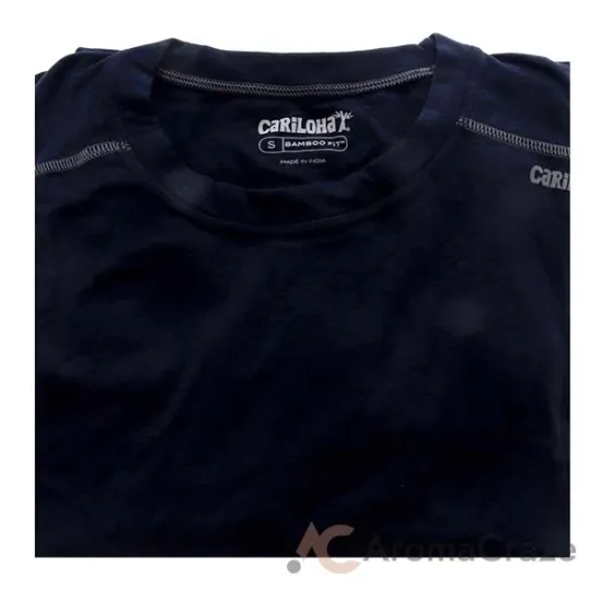 Picture of Bamboo Athletic Crew T-Shirt - Navy by Cariloha for Men - 1 Pc T-Shirt (S)