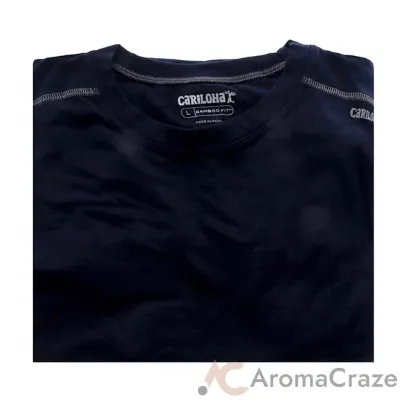 Picture of Bamboo Athletic Crew T-Shirt - Navy by Cariloha for Men - 1 Pc T-Shirt (L)