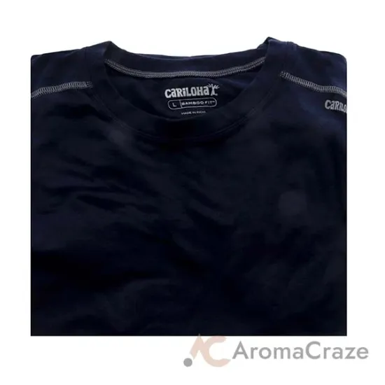 Picture of Bamboo Athletic Crew T-Shirt - Navy by Cariloha for Men - 1 Pc T-Shirt (L)