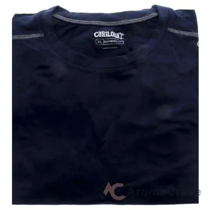 Picture of Bamboo Athletic Crew T-Shirt - Navy by Cariloha for Men - 1 Pc T-Shirt (XL)
