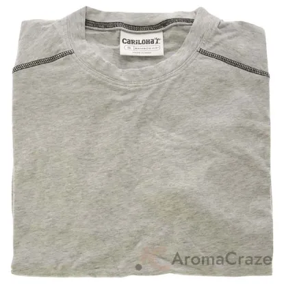 Picture of Bamboo Performance Crew T-Shirt - Light Heather Gray by Cariloha for Men - 1 Pc T-Shirt (S)