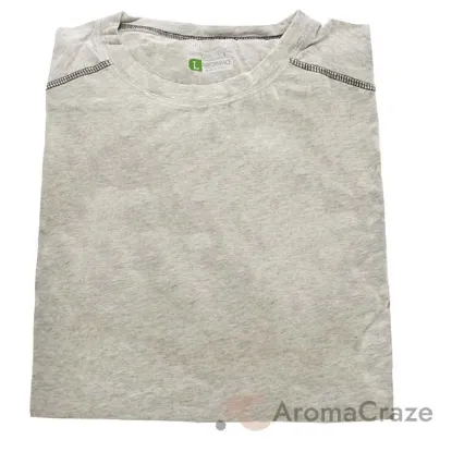 Picture of Bamboo Performance Crew T-Shirt - Light Heather Gray by Cariloha for Men - 1 Pc T-Shirt (L)
