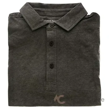 Picture of Bamboo Performance Jersey Polo T-Shirt - Carbon Heather by Cariloha for Men - 1 Pc T-Shirt (S)