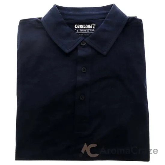 Picture of Bamboo Performance Jersey Polo T-Shirt - Navy by Cariloha for Men - 1 Pc T-Shirt (S)