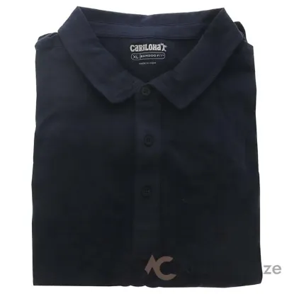 Picture of Bamboo Performance Jersey Polo T-Shirt - Navy by Cariloha for Men - 1 Pc T-Shirt (XL)