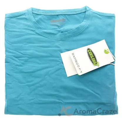 Picture of Bamboo Athletic Crew T-Shirt - Teal by Cariloha for Women - 1 Pc T-Shirt (XS)