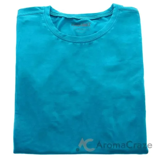 Picture of Bamboo Athletic Crew T-Shirt - Teal by Cariloha for Women - 1 Pc T-Shirt (S)