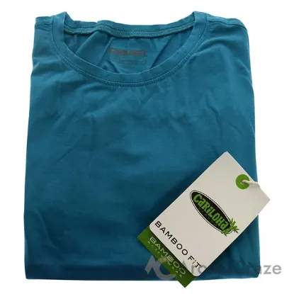 Picture of Bamboo Athletic Crew T-Shirt - Teal by Cariloha for Women - 1 Pc T-Shirt (M)