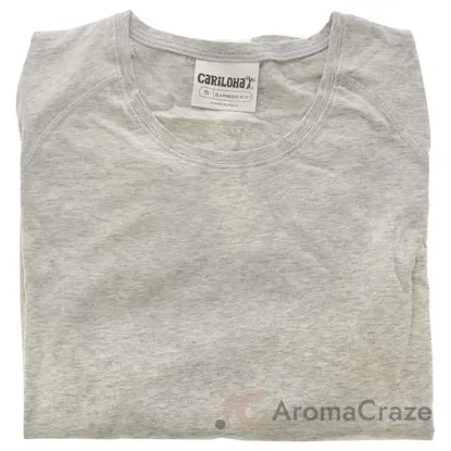 Picture of Bamboo Athletic Long-Sleeve T-Shirt - Light Heather Gray by Cariloha for Women - 1 Pc T-Shirt (S)