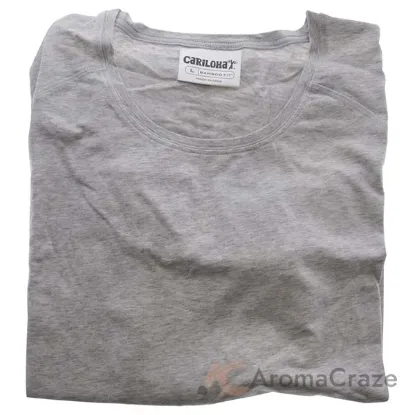 Picture of Bamboo Athletic Long-Sleeve T-Shirt - Light Heather Gray by Cariloha for Women - 1 Pc T-Shirt (L)