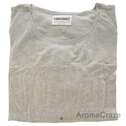 Picture of Bamboo Athletic Long-Sleeve T-Shirt - Light Heather Gray by Cariloha for Women - 1 Pc T-Shirt (XL)