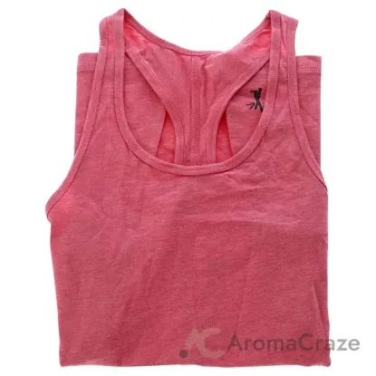 Picture of Bamboo Racerback Tank - Hibiscus Coral Heather by Cariloha for Women - 1 Pc Tank Top (XS)