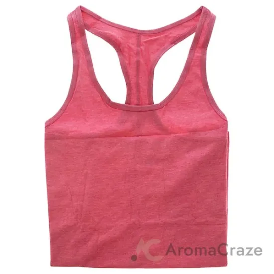 Picture of Bamboo Racerback Tank - Hibiscus Coral Heather by Cariloha for Women - 1 Pc Tank Top (S)