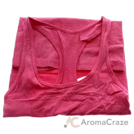 Picture of Bamboo Racerback Tank - Hibiscus Coral Heather by Cariloha for Women - 1 Pc Tank Top (M)