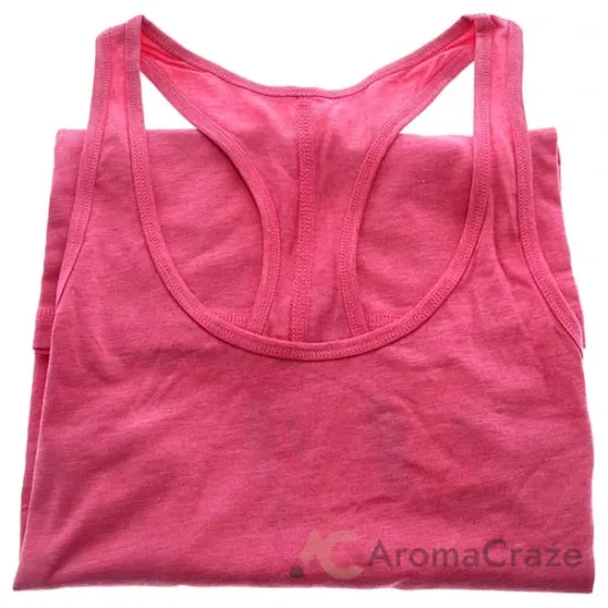 Picture of Bamboo Racerback Tank - Hibiscus Coral Heather by Cariloha for Women - 1 Pc Tank Top (L)