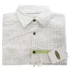 Picture of Bamboo Woven Button-Up - Navy-White Geometric by Cariloha for Men - 1 Pc T-Shirt (S)