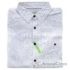 Picture of Bamboo Woven Button-Up - Navy-White Geometric by Cariloha for Men - 1 Pc T-Shirt (M)