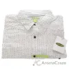 Picture of Bamboo Woven Button-Up T-Shirt - Navy-White Geometric by Cariloha for Men - 1 Pc T-Shirt (L)