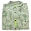 Picture of Bamboo Woven Button-Up Shirt - Ocean Green Foliage Print by Cariloha for Men - 1 Pc Shirt (S)