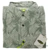 Picture of Bamboo Woven Button-Up Shirt - Ocean Green Foliage Print by Cariloha for Men - 1 Pc Shirt (XL)