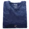 Picture of Bamboo Sleep Crew Shirt - Indigo Heather by Cariloha for Men - 1 Pc T-Shirt (S)
