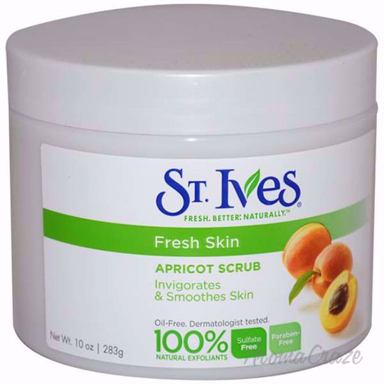 Fresh Skin Invigorating Apricot Scrub by St. Ives for Unisex
