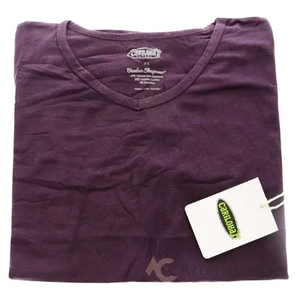 Picture of Bamboo Sleep Dolman V-Neck T-Shirt - Deep Violet by Cariloha for Women - 1 Pc T-Shirt (XS)
