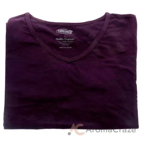 Picture of Bamboo Sleep Dolman V-Neck T-Shirt - Deep Violet by Cariloha for Women - 1 Pc T-Shirt (L)