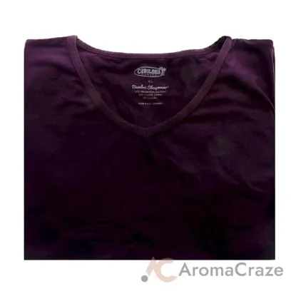 Picture of Bamboo Sleep Dolman V-Neck T-Shirt - Deep Violet by Cariloha for Women - 1 Pc T-Shirt (XL)