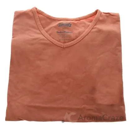 Picture of Bamboo Sleep Dolman V-Neck T-Shirt - Coral by Cariloha for Women - 1 Pc T-Shirt (M)