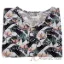 Picture of Bamboo Sleep V-Neck Shirt - Birds Of Paradise by Cariloha for Women - 1 Pc T-Shirt (M)