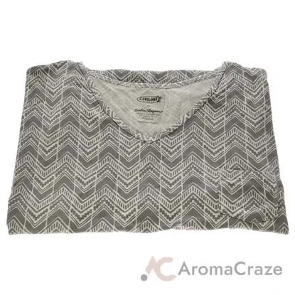 Picture of Bamboo Sleep V-Neck Shirt - Tribal Stripe by Cariloha for Women - 1 Pc T-Shirt (XL)