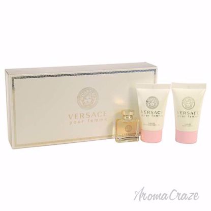 Versace Pour Femme by Versace for Women - 3 Pc Mini Gift Set