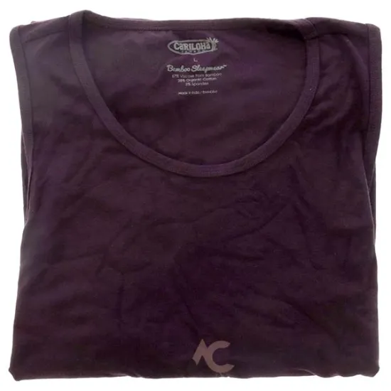 Picture of Bamboo Sleep Tank Top - Deep Violet by Cariloha for Women - 1 Pc T-Shirt (L)