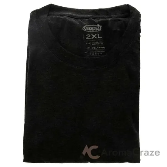 Picture of Bamboo Comfort Crew Tee - Charcoal by Cariloha for Men - 1 Pc T-Shirt (2XL)