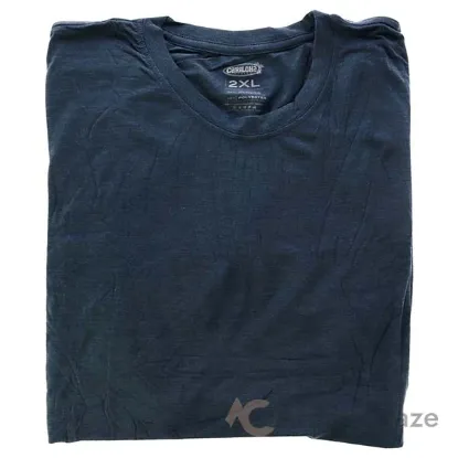 Picture of Bamboo Comfort Crew Tee - Bermuda Blue by Cariloha for Men - 1 Pc T-Shirt (2XL)